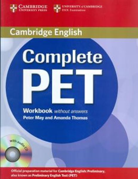 Picture of COMPLETE PET WB WITHOUT ANSWERS WITH AUDIO CD