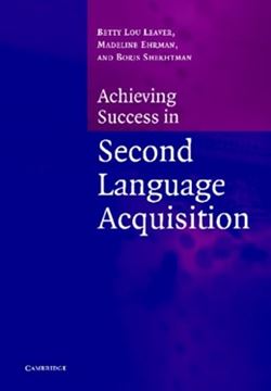 Imagem de ACHIEVING SUCCESS IN SECOND LANGUAGE ACQUISITION