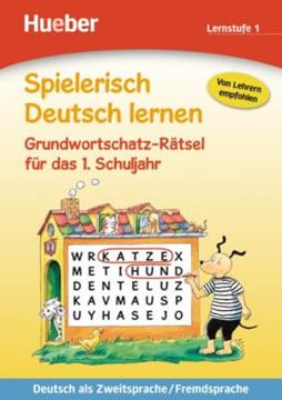 Imagem de SPIELERISCH DEUTSCH LERNEN - LERNSTUFE 1 - GRUNDWORTSCHATZ-RATSEL FUR DAS 1. SCHULJAHR - BUCH