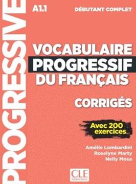 Imagem de VOCABULAIRE PROGRESSIF DU FRANCAIS - NIVEAU DEBUTANT COMPLET - CORRIGES - NOUVELLE COUVERTURE