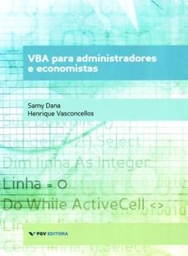 Imagem de VBA PARA ADMINISTRADORES E ECONOMISTAS