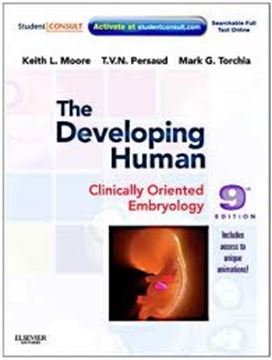 Imagem de THE DEVELOPING HUMAN CLINICALLY ORIENTED EMBRYOLOGY WITH STUDENT CONSULT ONLINE ACCESS, THE - 9TH ED