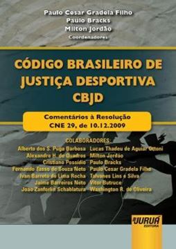 Imagem de CODIGO BRASILEIRO DE JUSTICA DESPORTIVA