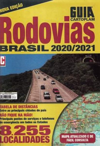 Picture of GUIA CARTOPLAM - MAPA RODOVIAS BRASIL 08