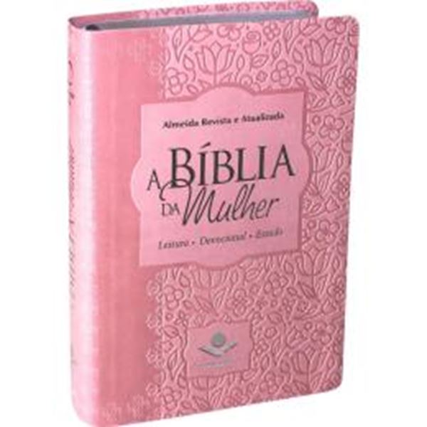 Picture of A BIBLIA DA MULHER - COURO SINTETICO ROSA CLARO TAMANHO MEDIO