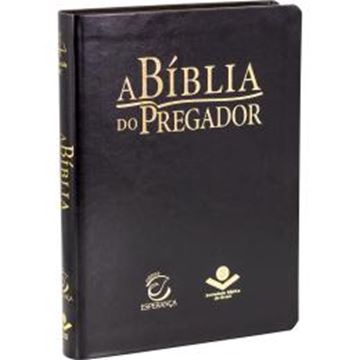 Imagem de A BIBLIA DO PREGADOR - CAPA EM COURO SINTETICO, PRETO NOBRE