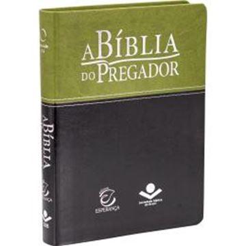 Imagem de A BIBLIA DO PREGADOR - CAPA EM COURO SINTETICO, VERDE CLARO E VERDE ESCURO