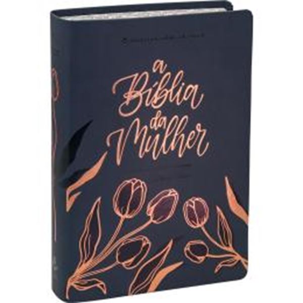 Picture of A BIBLIA DA MULHER NOVA EDICAO - TAMANHO PORTATIL - CAPA AZUL MARINHO