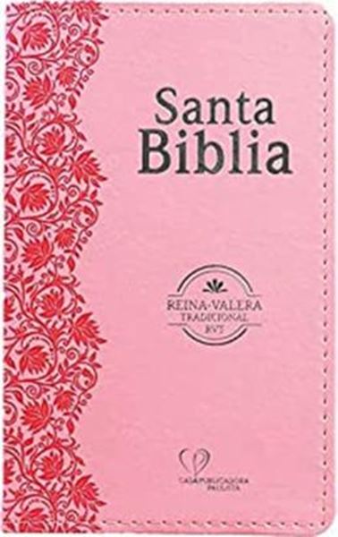 Picture of SANTA BIBLIA REINA VALERA TRAD. RVT LT GIG MOD. 01 LUJO FLORES ROSA